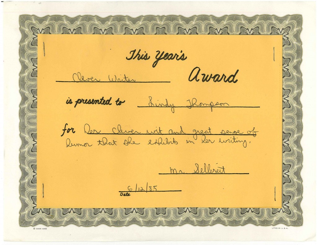 Clever Writer Award