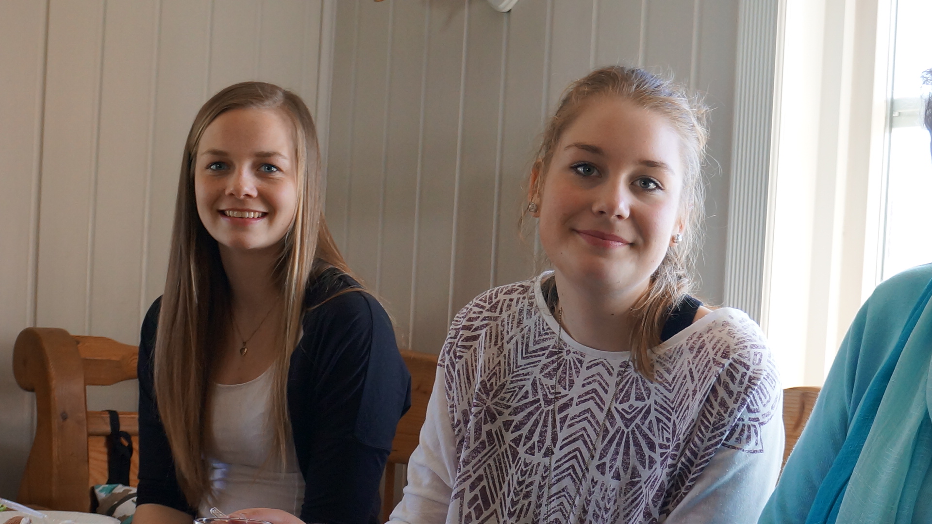 Beautiful Norwegian girls, Ane and Julie. 
